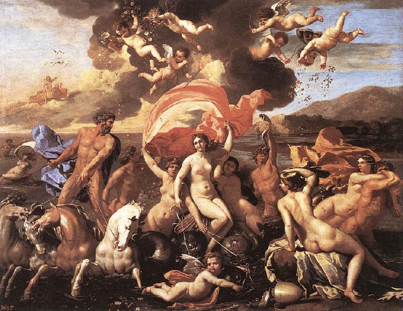 POUSSIN, Nicolas The Triumph of Neptune sg China oil painting art